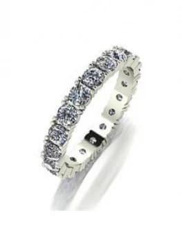Moissanite 9Ct Gold 2 Carat Full Eternity Ring