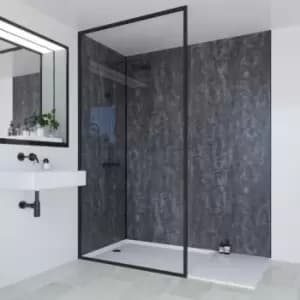 Multipanel Linda Barker Bathroom Wall Panel Hydrolock 2400 X 900mm Graphite Elements