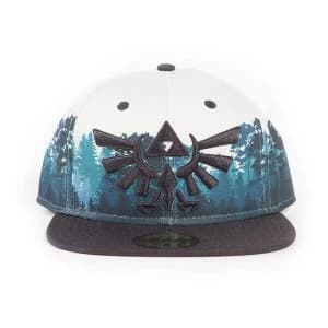 Nintendo - Embroidered Hyrule Green Forrest Unisex Snapback Baseball Cap - Multi-Colour