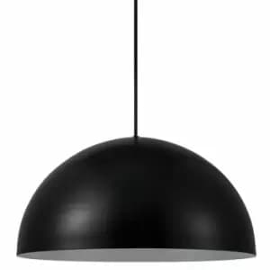 Nordlux Ellen 40cm Dome Pendant Ceiling Light Black, E27