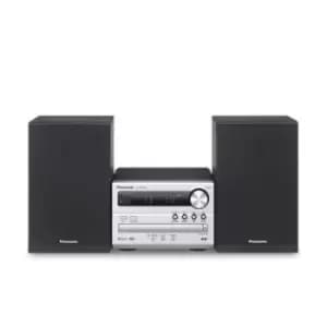 Panasonic SC-PM254EG-S Audio system Bluetooth, CD, DAB+, FM, USB, 2 x 10 W Black, Silver