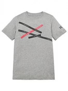 Nike Junior Km Player Edition Tee - Grey