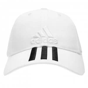 adidas Baseball 3-Stripes CT Cap - White/Black