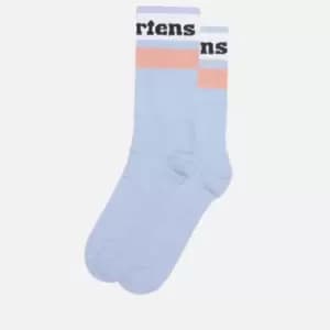 Dr. Martens Athletic Logo Socks - Zen Blue - S/M