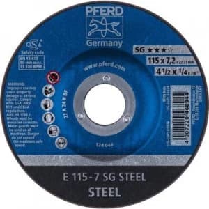 PFERD 62211626 Sg Steel Grinding disc (off-set) 115mm 22.23mm 10 pc(s)