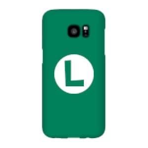 Nintendo Super Mario Luigi Logo Phone Case - Samsung S7 Edge - Snap Case - Gloss