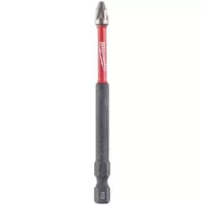 Milwaukee Shockwave Impact Duty Pozi Screwdriver Bits PZ2 90mm Pack of 1