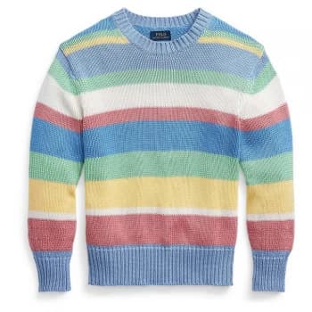 Polo Ralph Lauren Long Sleeve Stripe Knit Jumper - Jersey Stripes