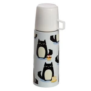 Feline Fine Cat Stainless Steel 350ml Flask