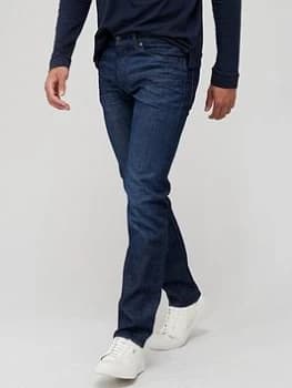 BOSS Maine3+ Regular Fit Jeans - Navy, Size 38, Inside Leg Regular, Men