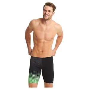 Zoggs Aqualast Bridge Jammer Black/Green 38"