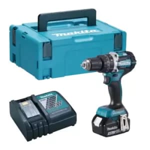 Makita DHP484 18V LXT Brushless Combi Drill (1 x 5.0AH Battery) in Makpac