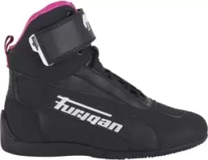 Furygan Zephyr D3O Ladies Motorcycle Shoes, black-pink, Size 37 for Women, black-pink, Size 37 for Women