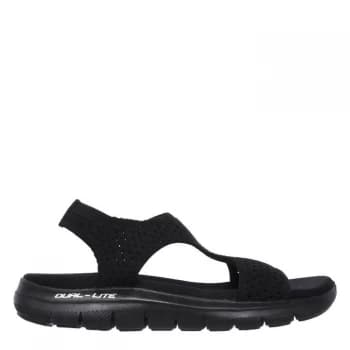 Skechers Flex Appeal 2.0 Deja Vu Sandals Ladies - Black