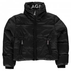 KARL LAGERFELD Junior Girls Glam Rock Jacket - Black 09B