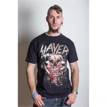 Slayer - Skull Clench Unisex X-Large T-Shirt - Black