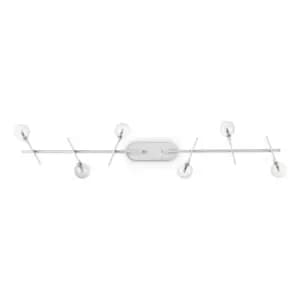 Maracas 6 Light Ceiling Spotlight Bar White