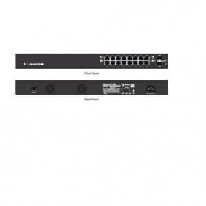 Ubiquiti Networks ES-16-150W network switch Managed L2/L3 Gigabit Ethernet (10/100/1000) Black Power over Ethernet (PoE)