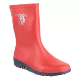Mini Childrens Wellingtons Red/Black Size 20