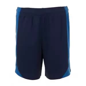 SOLS Mens Olimpico Football Shorts (M) (French Navy/Royal Blue)