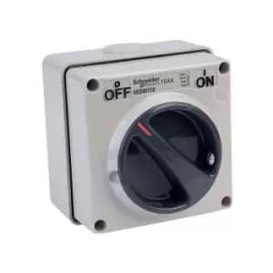 56SW110GY 10A 240V 1 Gang 1 Way Rotary Wall Switch - Schneider Electric