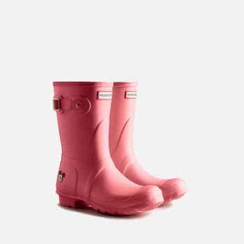Hunter X Disney Womens Disney Print Original Short Wellies - Pink Shiver - UK 4