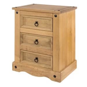 Halea 3-Drawer Bedside Chest