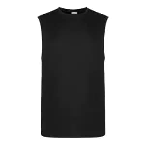 AWDis Just Cool Mens Smooth Sports Vest (M) (Jet Black)