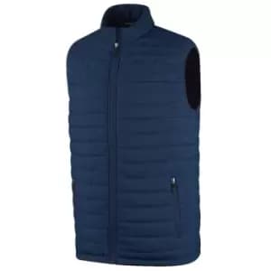 ISLAND GREEN MENS HEAT WELD PADDED GILET NAVY 2X-Large