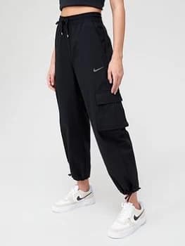 Nike NSW Icon Clash Canvas Pants - Black, Size S, Women