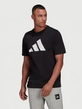adidas Bos Fl T-Shirt, Black, Size 2XL, Men