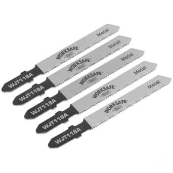 Worksafe WJT118A Jigsaw Blade Metal 55mm 21tpi - Pack of 5