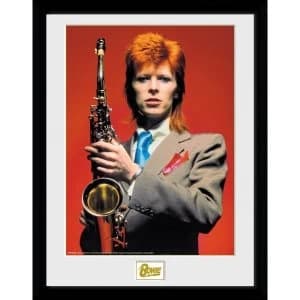 David Bowie Saxophone Collector Print