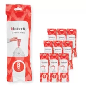 Brabantia Perfect Fit Bin Bags Code B 5 Ltr 200 Bags