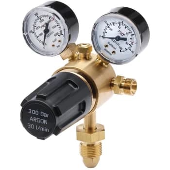 70147 300 Bar Industrial Gas Bottle Regulator with Double Gauge - Draper