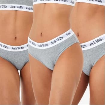 Jack Wills Wilden Multipack Boy Pants 3 Pack - Grey Marl