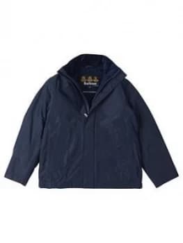Barbour Boys Navy Caldbeck Waterproof Jacket Navy Size Age 12 13 Years