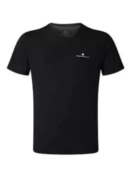 Ronhill Core Running T-Shirt - Black/White Size M Men