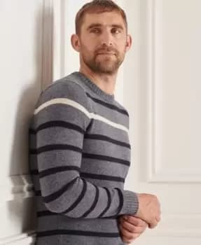 Superdry Studios Stripe Knit Jumper