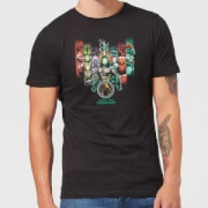 Aquaman Unite The Kingdoms Mens T-Shirt - Black