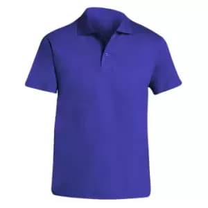 SOLS Mens Prescott Jersey Short Sleeve Polo Shirt (L) (Royal Blue)