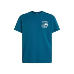 Tommy Jeans Tjm Ny Finest Food Tee - Blue