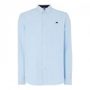 Raging Bull Raging Long Sleeve Oxford Shirt - Sky Blue64