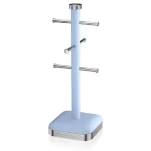 Swan Retro Mug Tree Blue