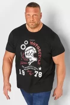 'Motorcycle' Slogan T-Shirt