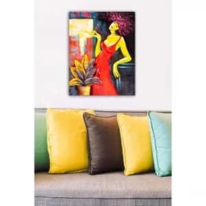 394574452-5070 Multicolor Decorative Canvas Painting