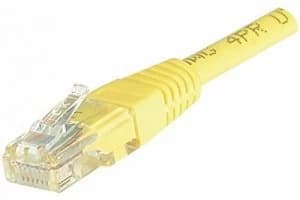 Patch Cord RJ45 U/UTP CAT.6 Yellow - 1.50 M Full Copper