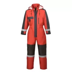 Portwest S585 Waterproof Winter Coverall Red M