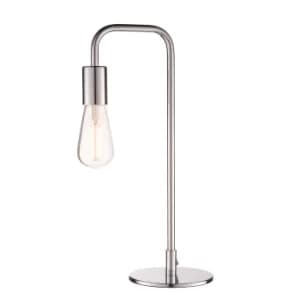 Rubens 1 Light Table Lamp Chrome Plate, E27