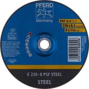 PFERD 62023834 Psf Steel Grinding disc (off-set) 230 mm 22.23mm 10 pc(s)
